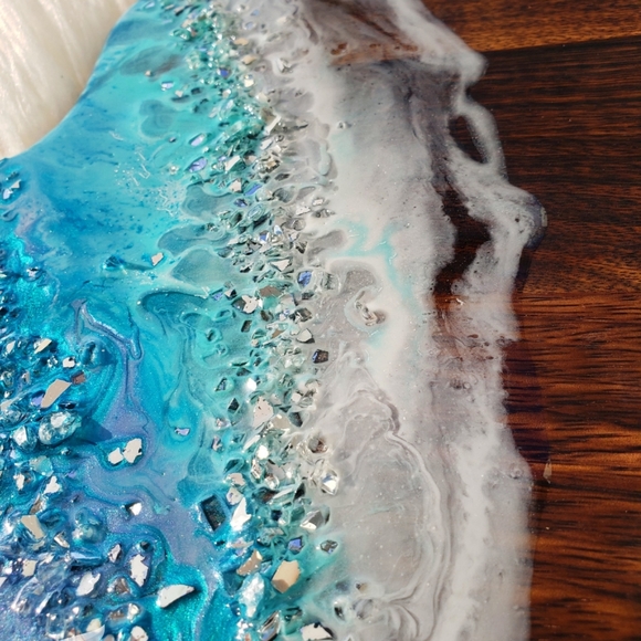 HP🥳Handmade Cutting Board Coaster Dining Kitchen - Picture 2 of 6